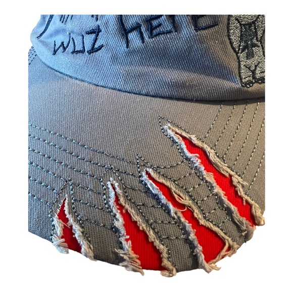 Disney Parks Stitch Kids Youth Baseball Cap - Stitch Wuz Here Blue, Red Clawed - Picture 4 of 14